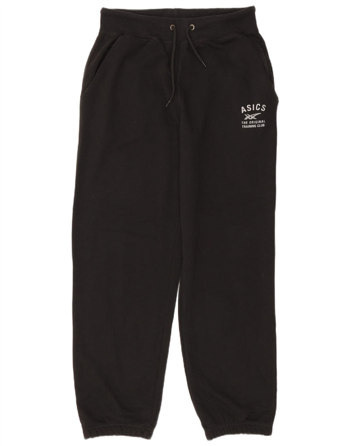 ASICS Damen Trainingshose Jogger UK 18 XL Schwarz Baumwolle