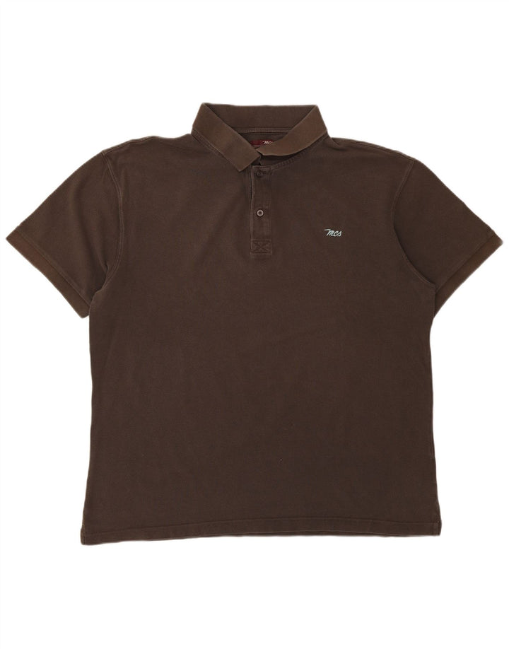 Marlboro Classics Herren Poloshirt 2XL Braun Baumwolle