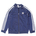 Adidas Jungen Trainingsanzug Top Jacke 6-7 Jahre Marineblau Polyester