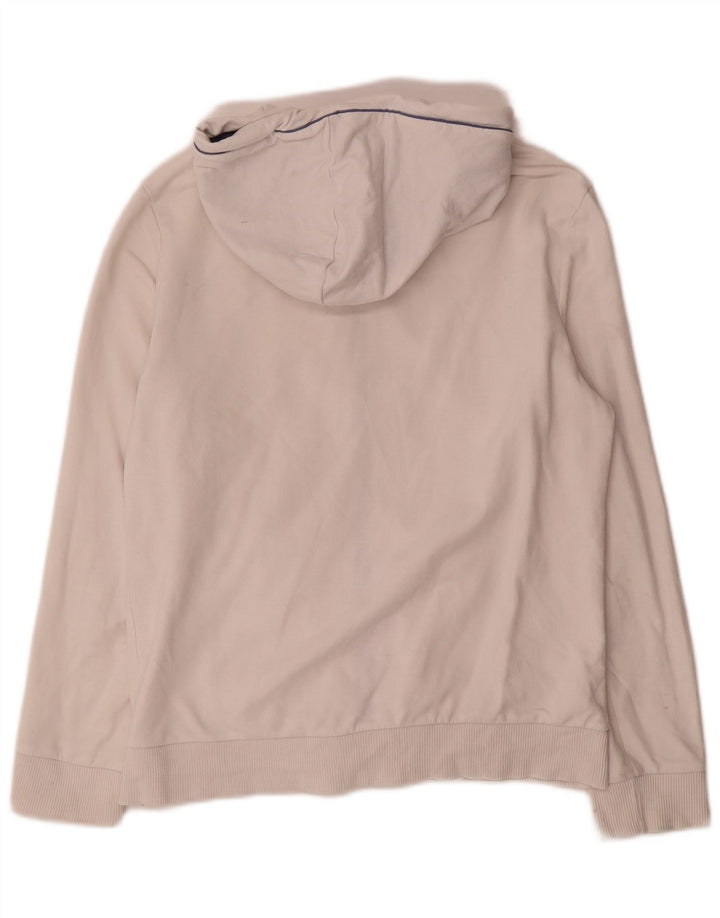 Puma Damen Zip Hoodie Pullover UK 12 Mittelweiß
