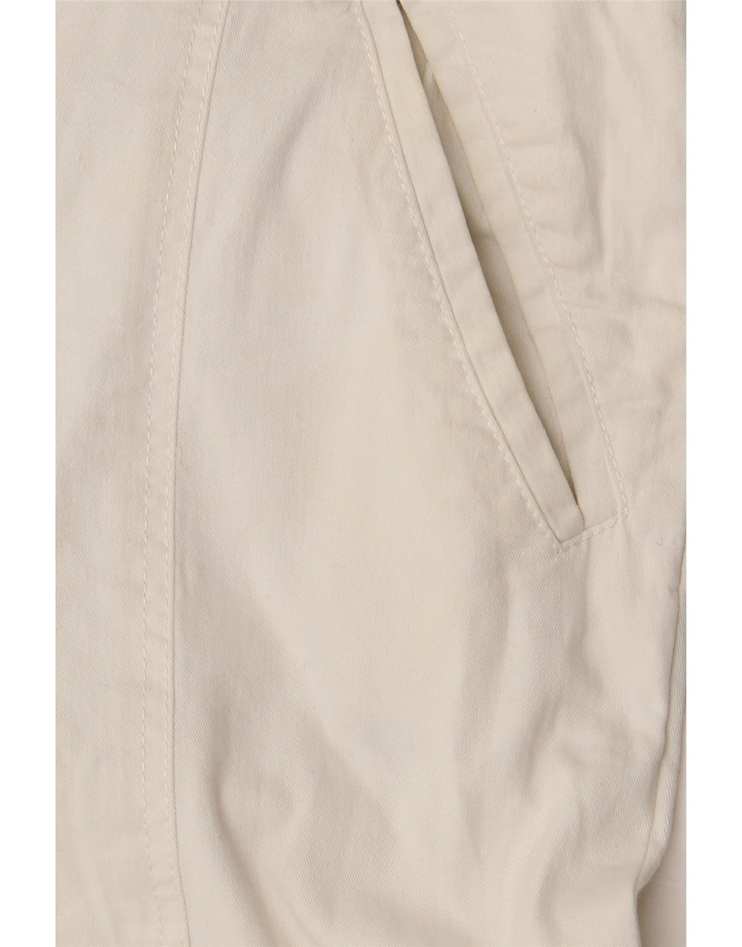 LUISA SPAGNOLI Gerade geschnittene Damenhose IT 42 Medium W30 L24 Weiß