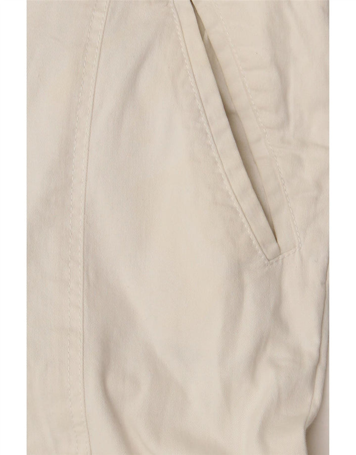 LUISA SPAGNOLI Gerade geschnittene Damenhose IT 42 Medium W30 L24 Weiß