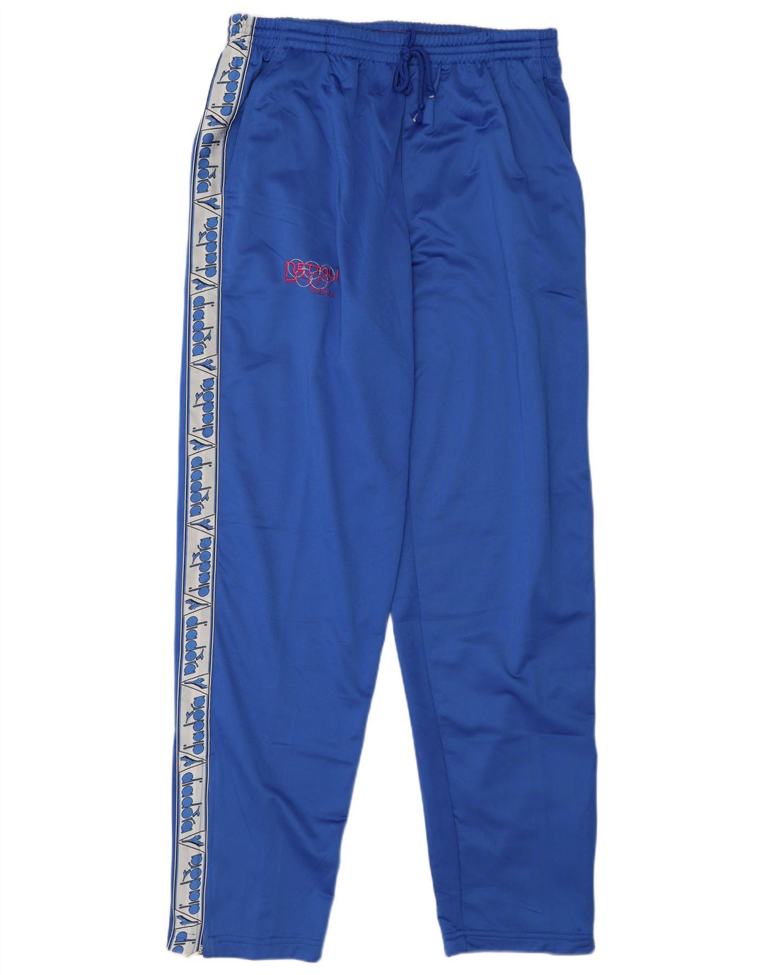 DIADORA Herren-Trainingshose mit Grafik, 3XL, blaues Farbblock-Polyester