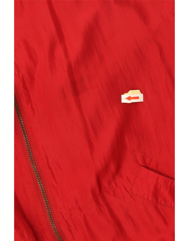 C.C.CONCORD Herren Bomberjacke UK 40 Large Rot