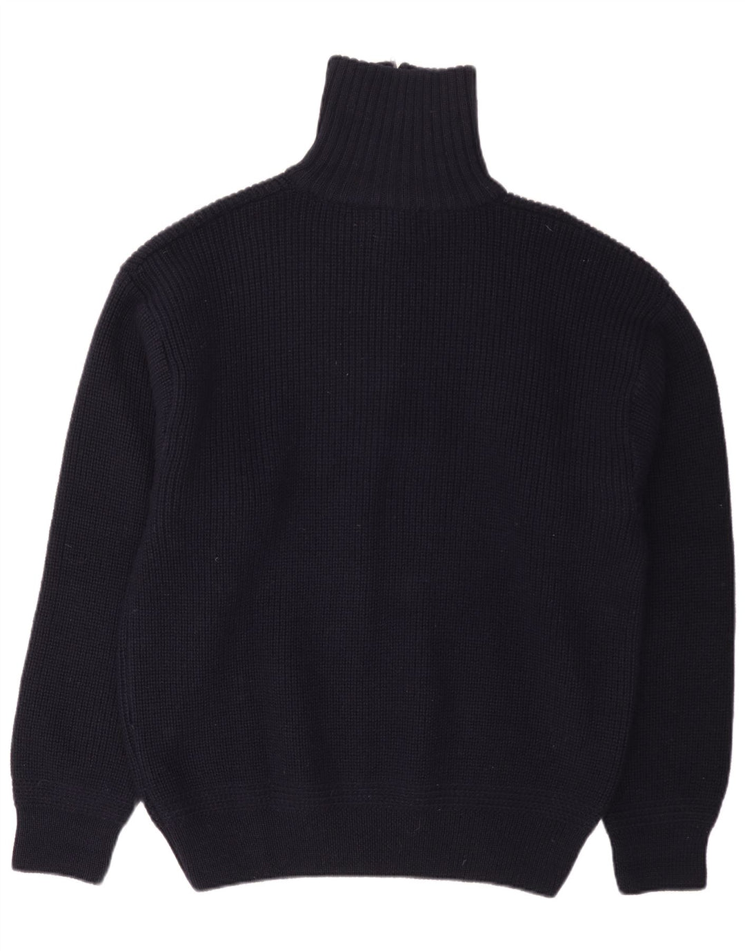 Rhode Island Herren-Pullover mit Reißverschluss am Hals, 2XL, marineblaue Wolle