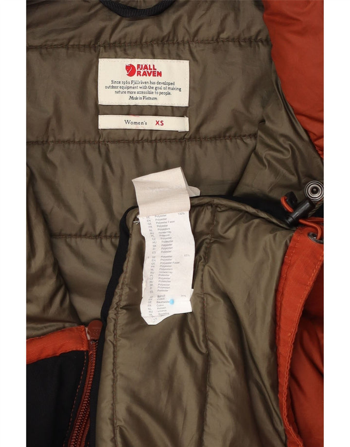 Fjall Raven Damen Wattierte Jacke UK 6 XS Orange Polyester