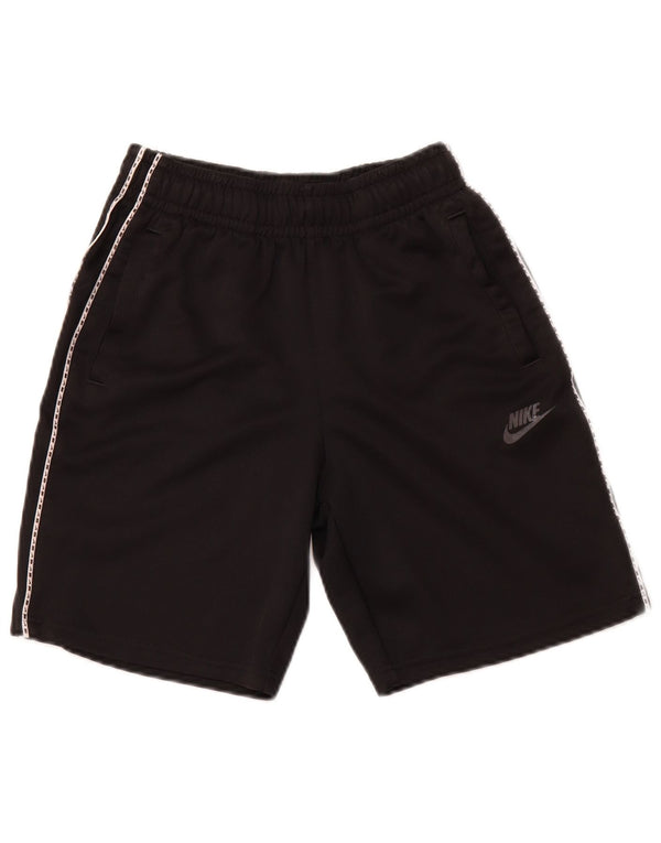 NIKE Jungen-Sportshorts mit Grafik, 12–13 Jahre, Größe L, schwarzes Polyester