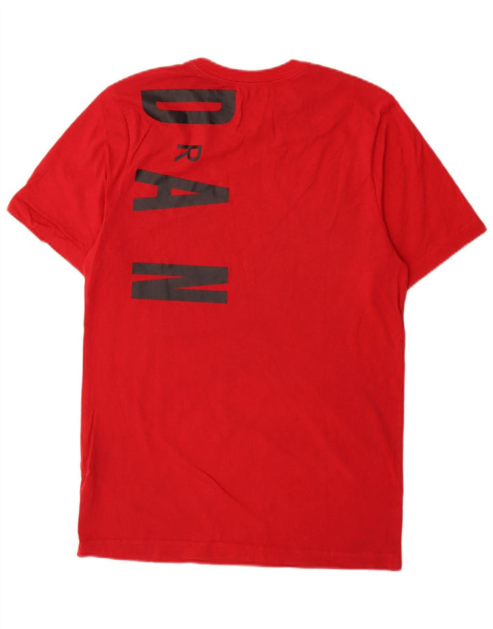 Jordan Herren-T-Shirt mit Grafik, Größe S, rote Baumwolle