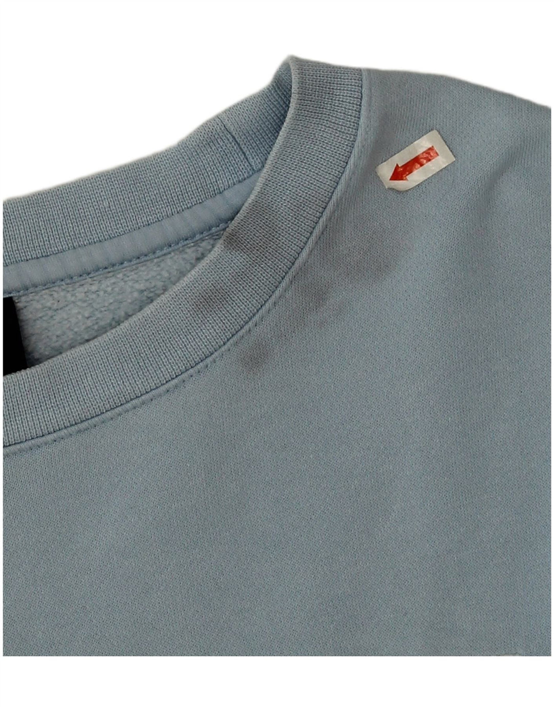 Nike Herren-Sweatshirt-Pullover aus mittelblauer Baumwolle
