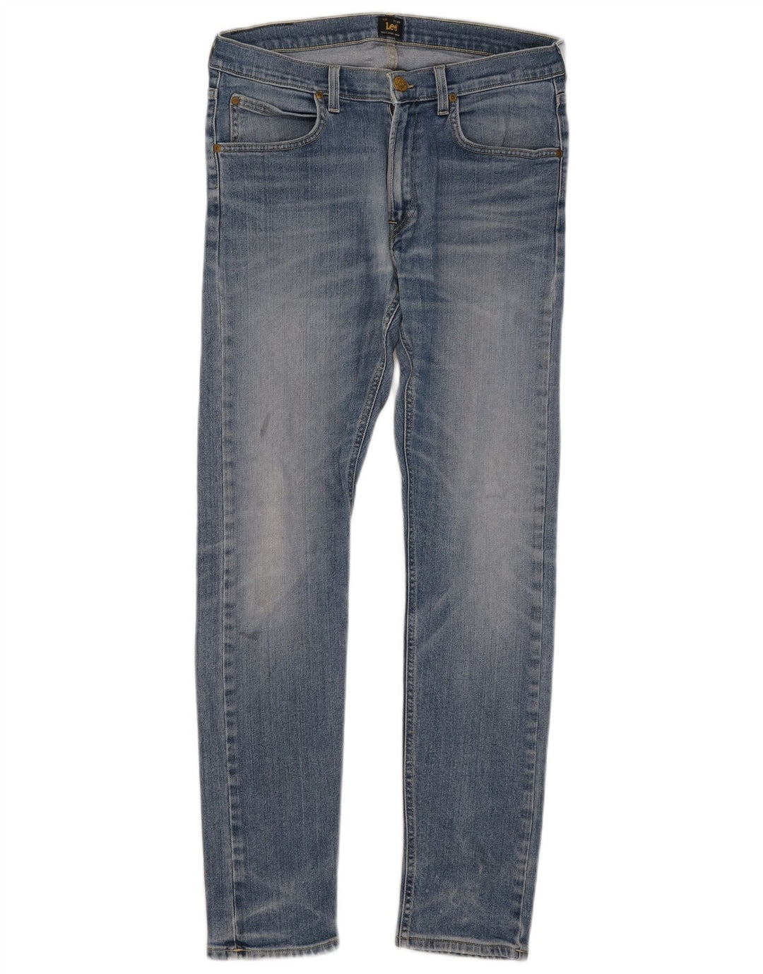Lee Herren Luke Slim Jeans W32 L32 Blaue Baumwolle