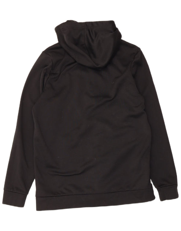 Nike Herren Therma-Fit Zip Hoodie Pullover Mittelschwarzes Polyester