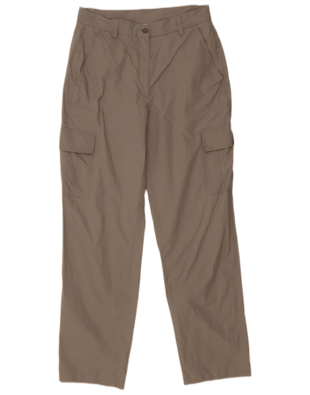 Calvin Klein Damen Gerade Cargohose W29 L32 Graue Baumwolle