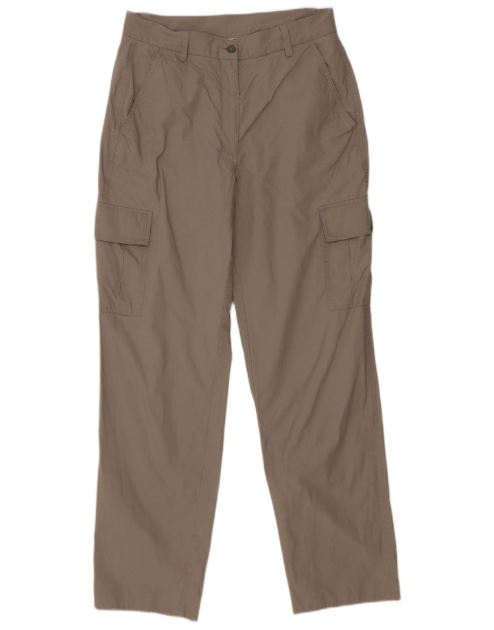 Calvin Klein Damen Gerade Cargohose W29 L32 Graue Baumwolle