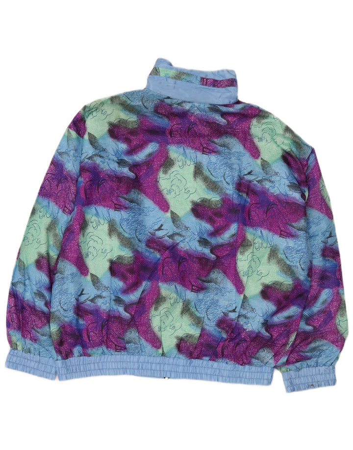 Vintage Herren Trainingsanzug Top Jacke XL Mehrfarbig Tie Dye