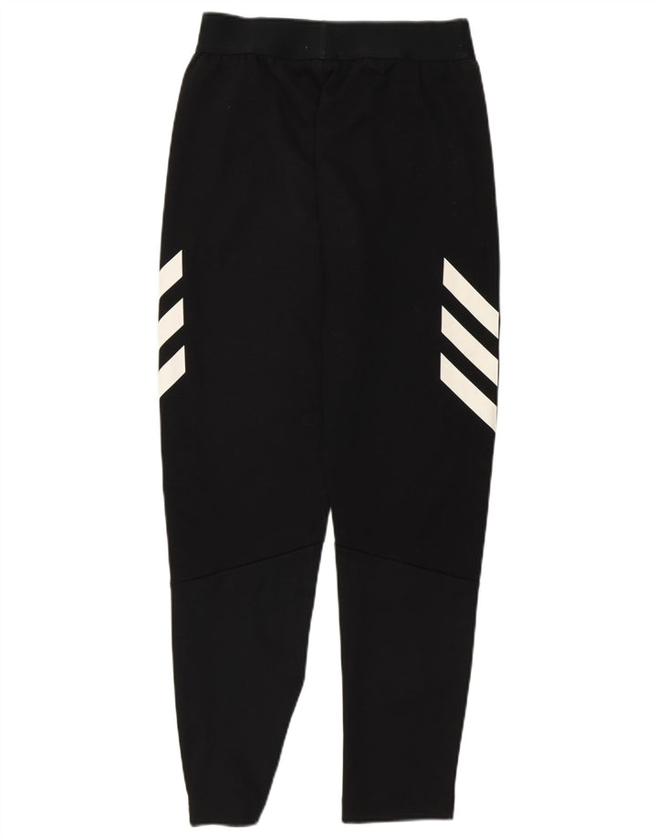 Adidas Mädchen-Trainingshose, 11–12 Jahre, schwarzes Polyester