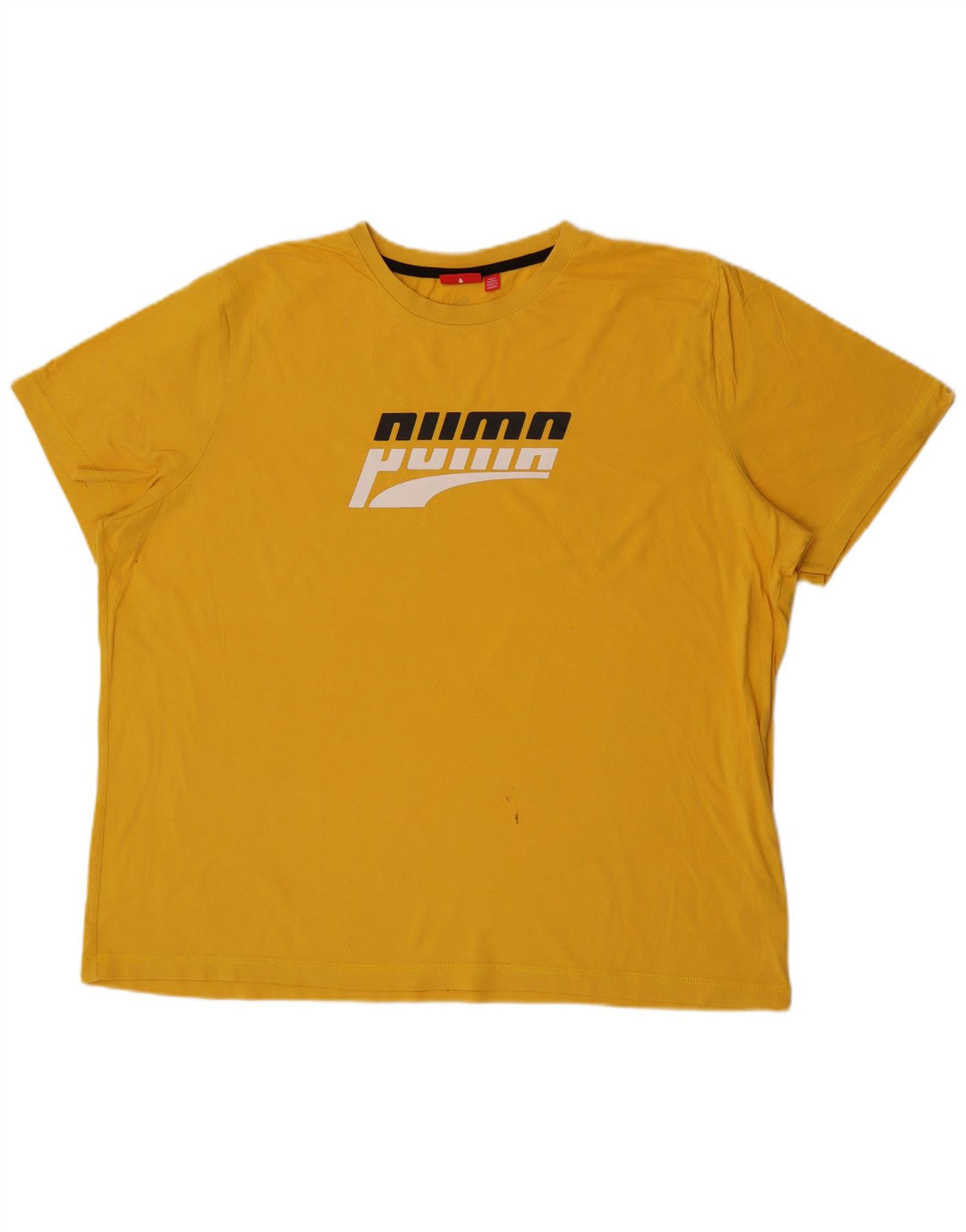 Puma Herren Grafik T-Shirt Top 2XL Gelb