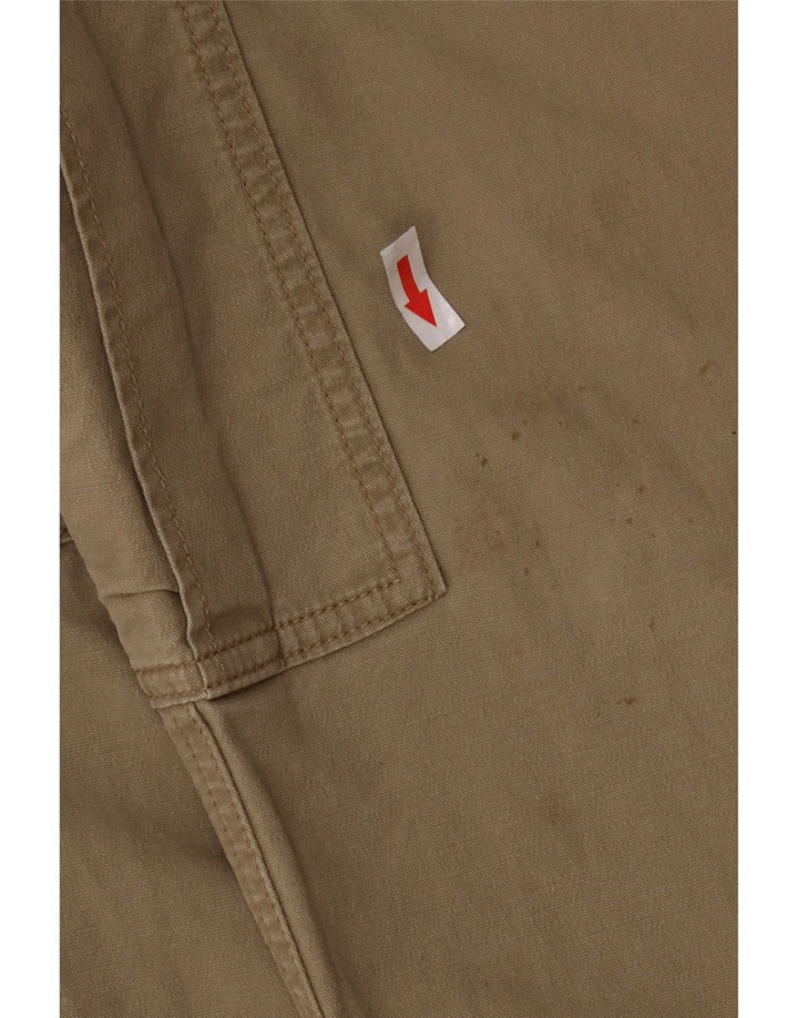 SUPERDRY Herren Slim Cargohose W32 L32 Beige Baumwolle