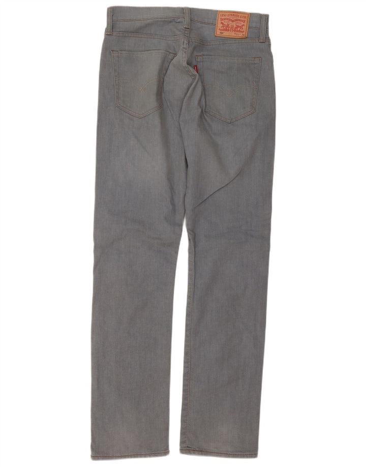 Levi's Herren 504 Straight Jeans W31 L34 Graue Baumwolle