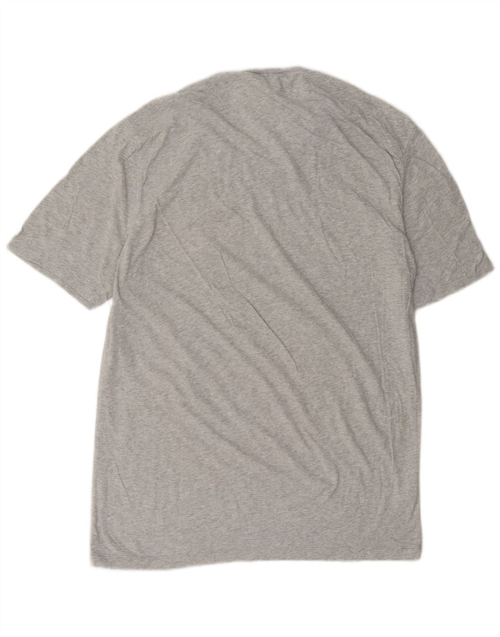 Michael Kors Herren Grafik-T-Shirt-Oberteil Mittelgrau meliert