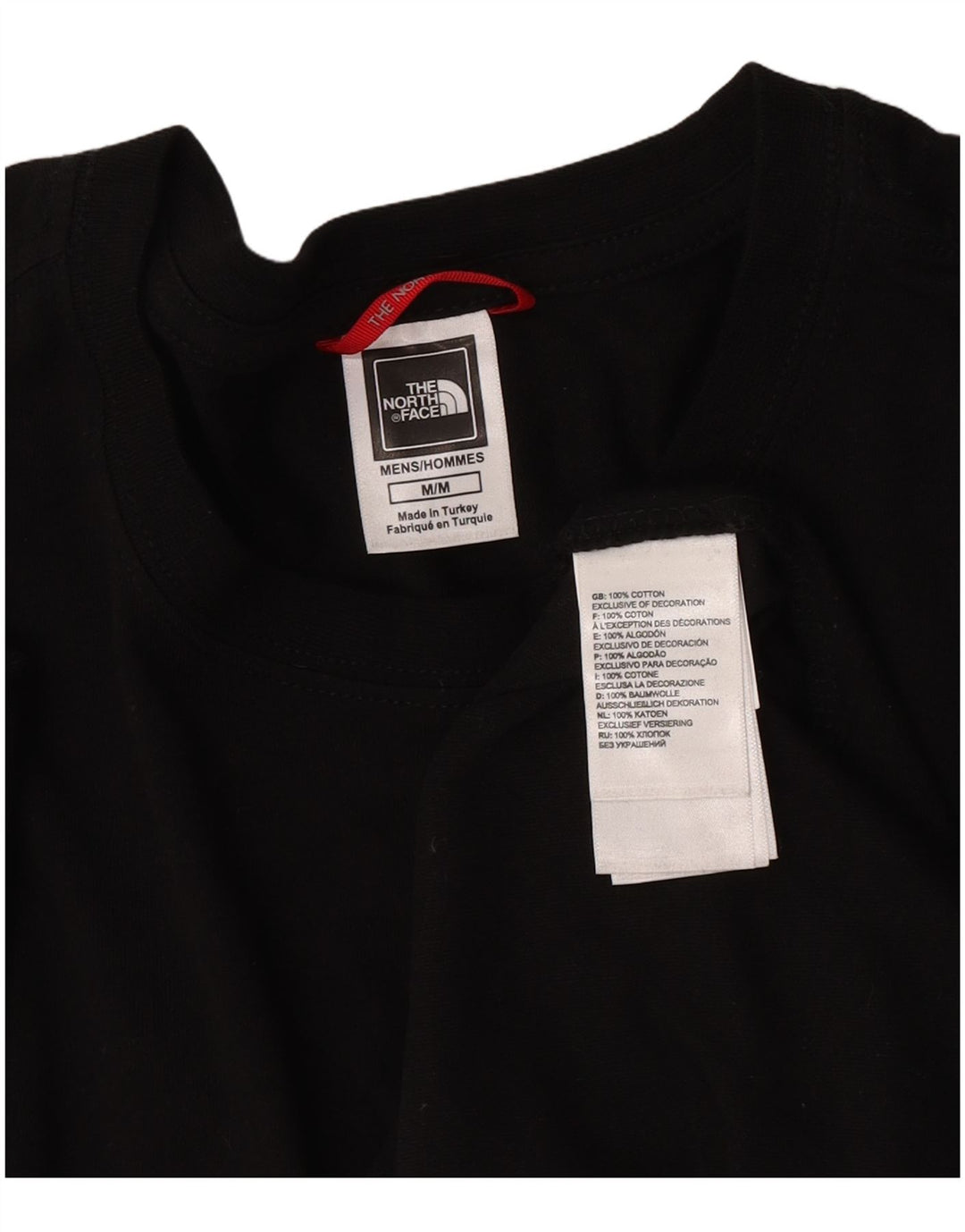 The North Face Herren-T-Shirt mit Grafik, mittelschwarze Baumwolle