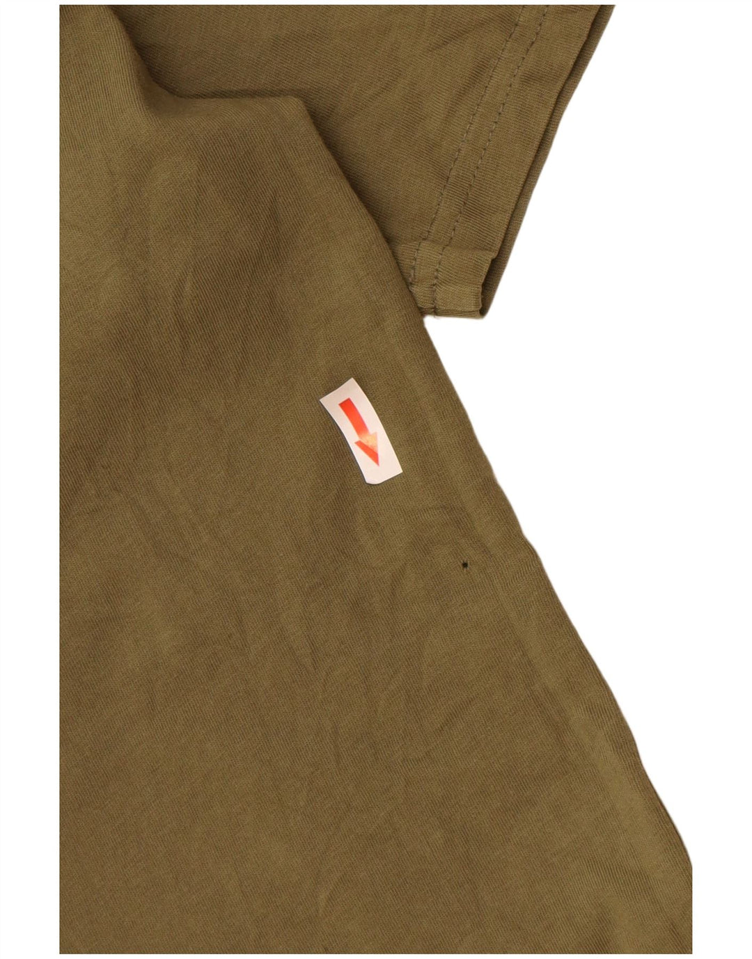 Carhartt Herren Grafik-T-Shirt-Oberteil aus mittlerer Khaki-Baumwolle