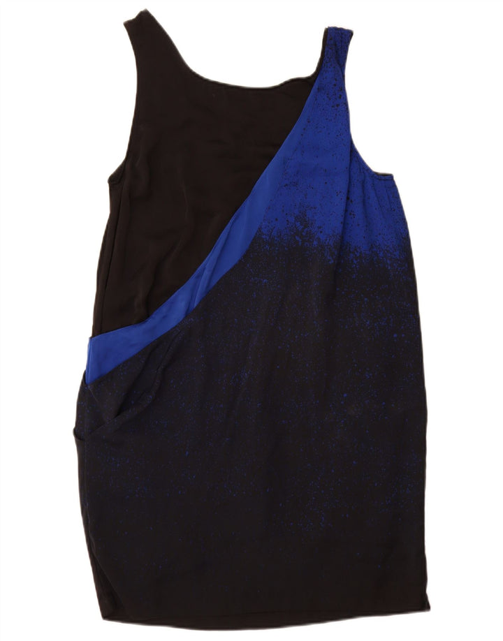Guess Damen Ärmelloses Etuikleid UK 6 XS Schwarz Polyester