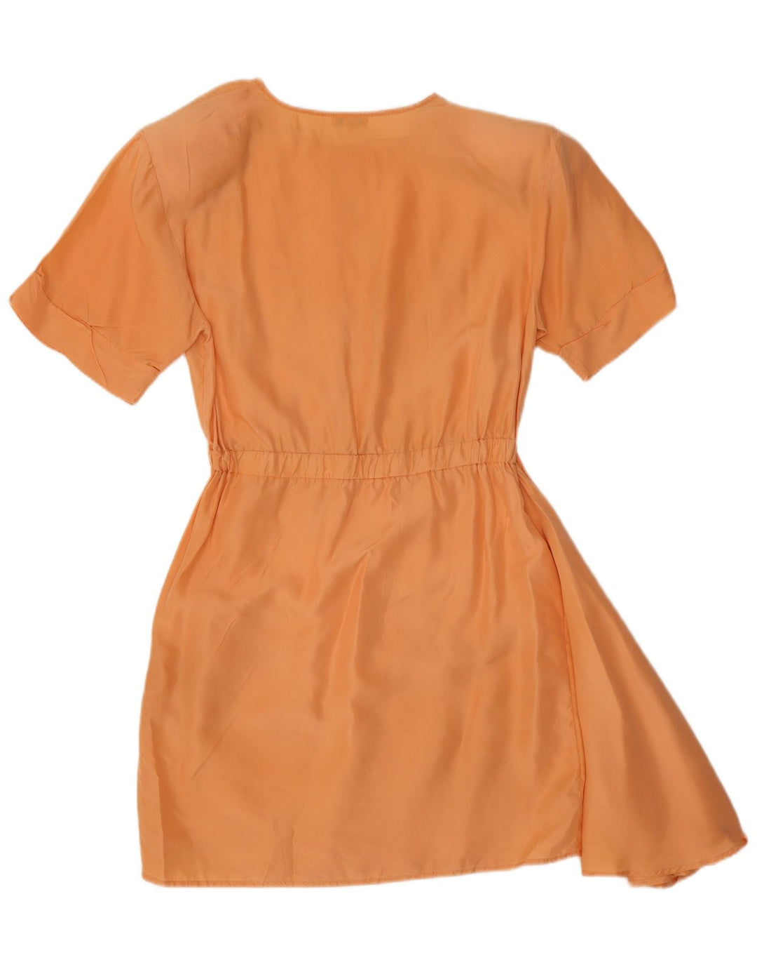 Balloon Damen Asymmetrisches Kleid EU 38 Mittelorange Seide