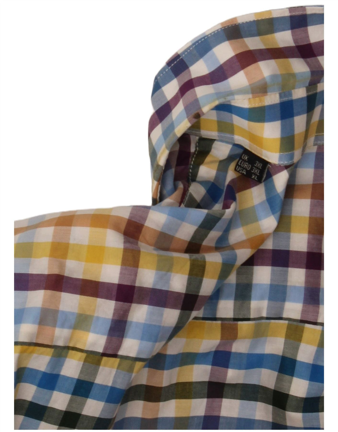 Barbour Herren-Kurzarmhemd 3XL, mehrfarbig, Gingham-Baumwolle, klassisch