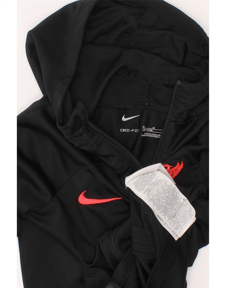 Nike Liverpool Graphic Zip Hoodie-Pullover für Jungen, 5–6 Jahre, mittelgroß, Schwarz
