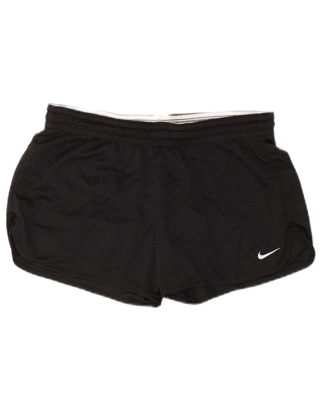 NIKE Damen Sportshorts UK 10 Small Schwarz Polyester