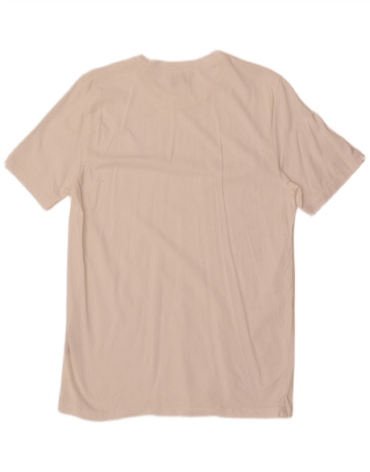Zara Herren T-Shirt Top Mittelweiße Baumwolle