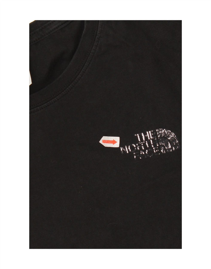 The North Face Herren Grafik-T-Shirt-Oberteil Mittelschwarz