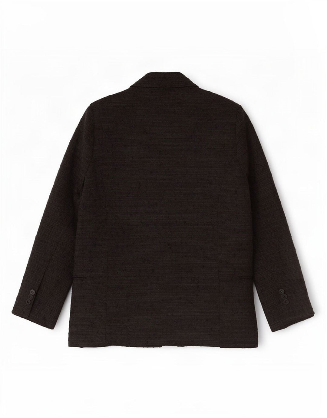 Zweireihiger Herren-Blazer von Zara, Gr. 36, Größe S, schwarz geflecktes Polyester