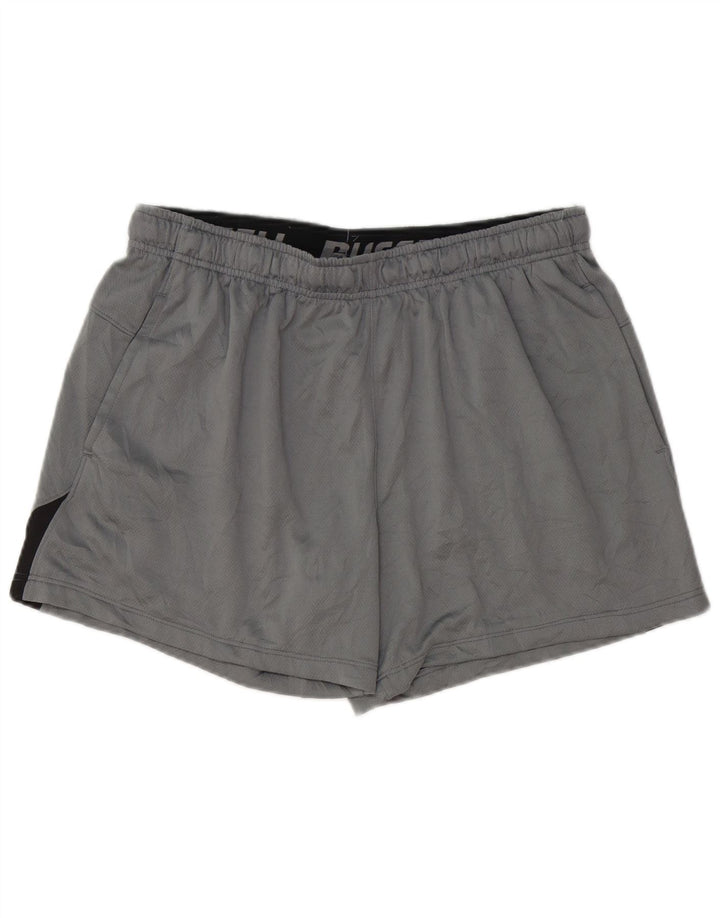 RUSSELL ATHLETIC Herren Dri-Power Sportshorts, groß, Grau, Farbblock