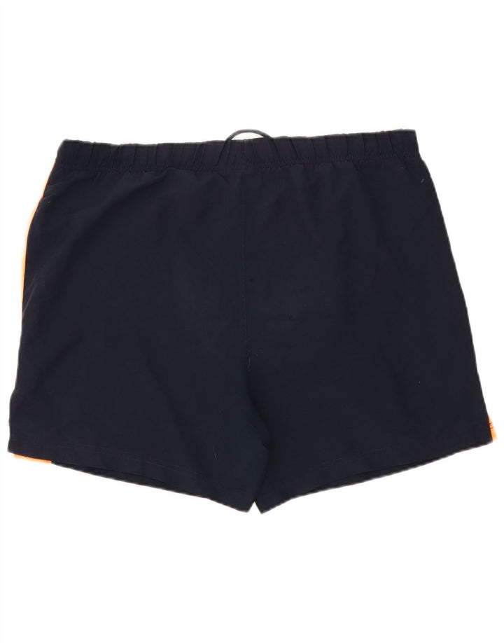 Nike Herren-Sportshorts mit Grafik, groß, marineblaues Farbblock-Polyester