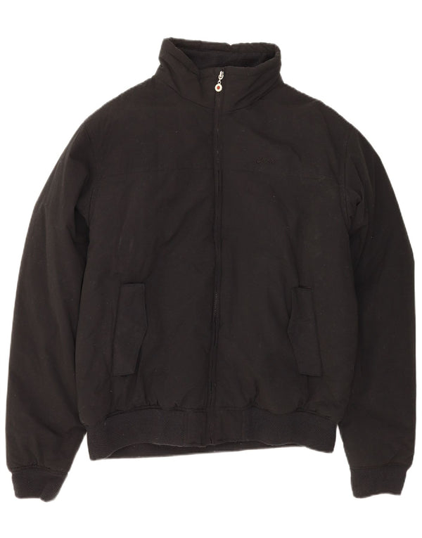 ASICS Herren Windjacke UK 40 Large Schwarz Baumwolle