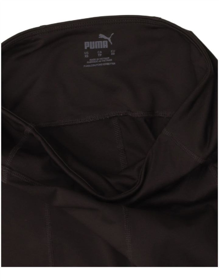 PUMA Womens Leggings UK 4 XS  Black