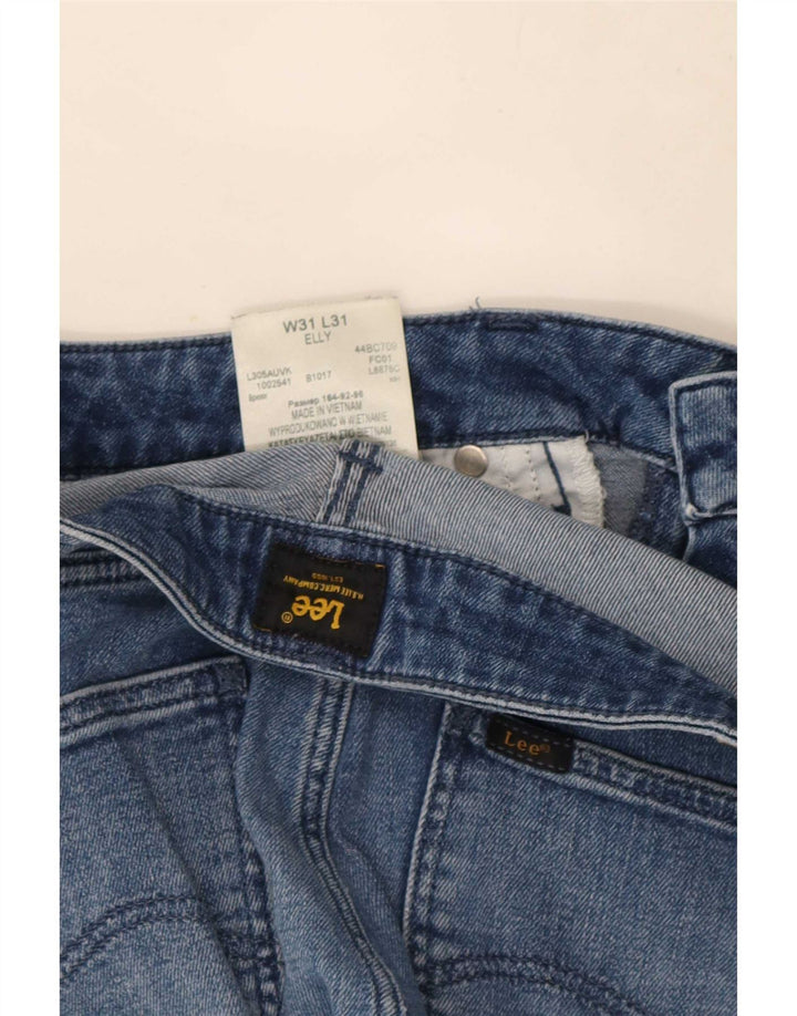 Lee Damen Elly Slim Jeans W31 L31 Blaue Baumwolle
