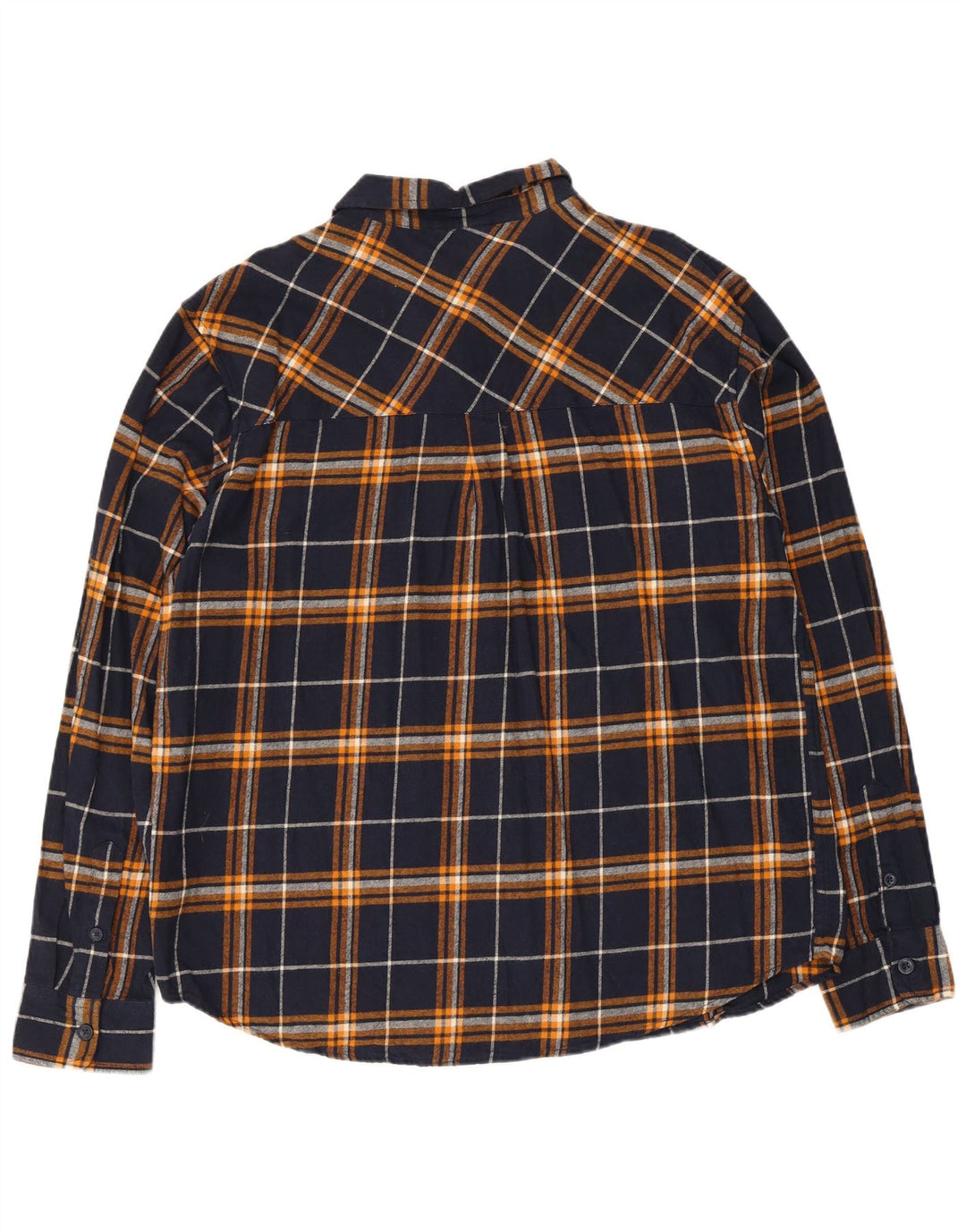 Mountain Warehouse Herren-Flanellhemd XL, marineblau, kariert, Baumwolle