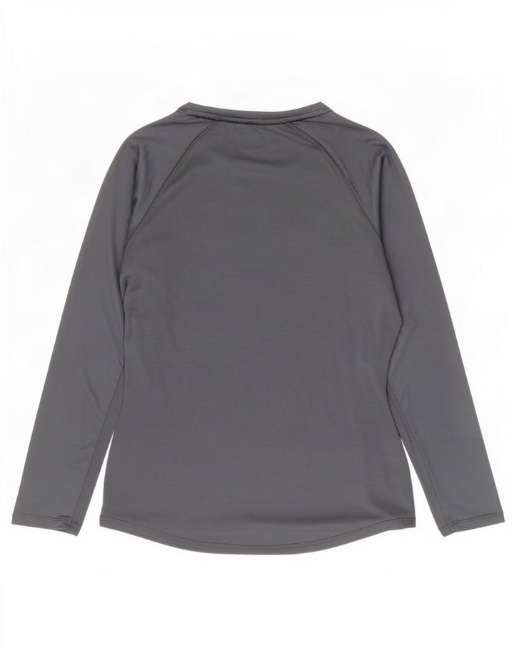 Canterbury Damen Top Langarm UK 10 Small Grau Polyester