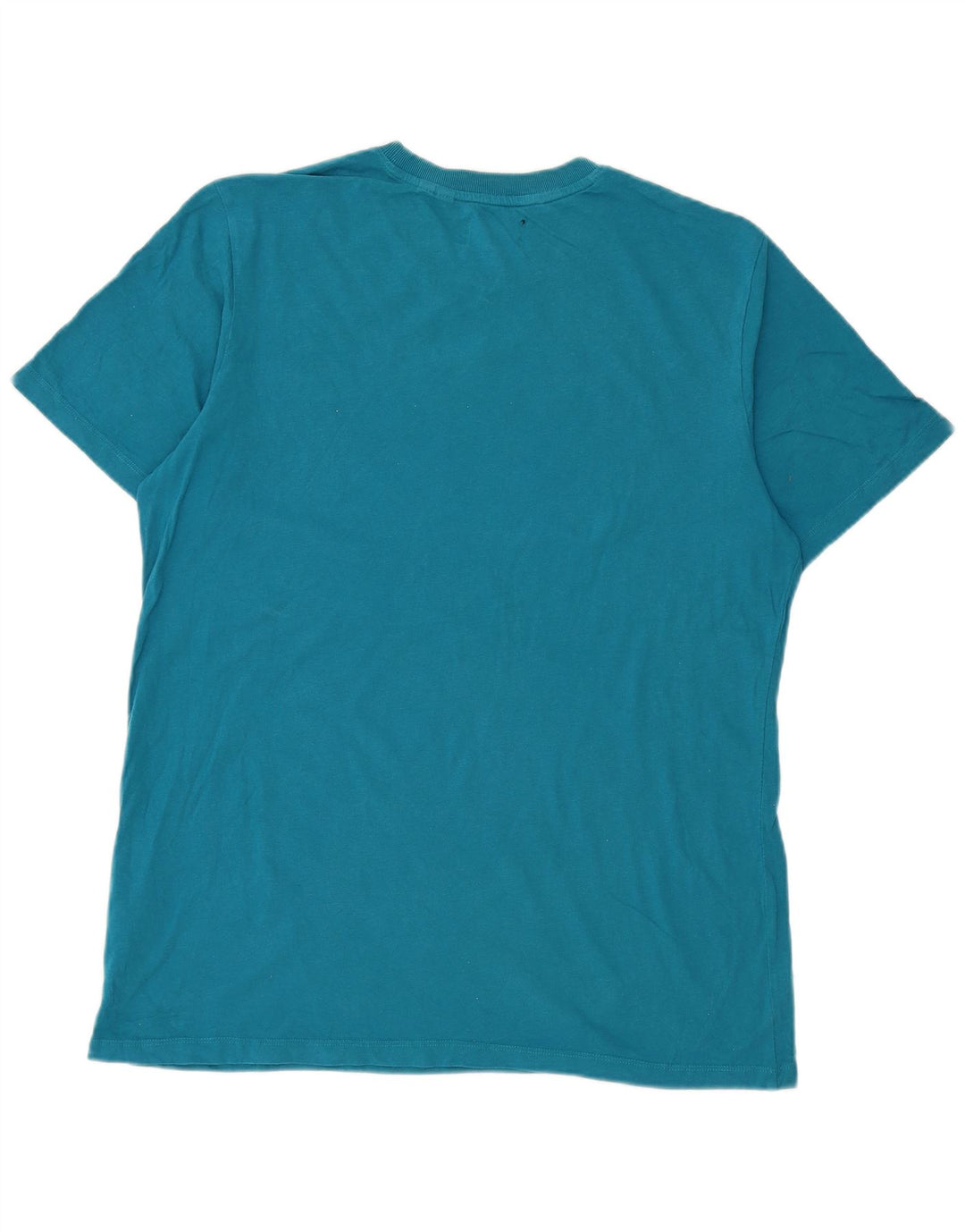 Superdry Damen T-Shirt Top Large Blau Baumwolle