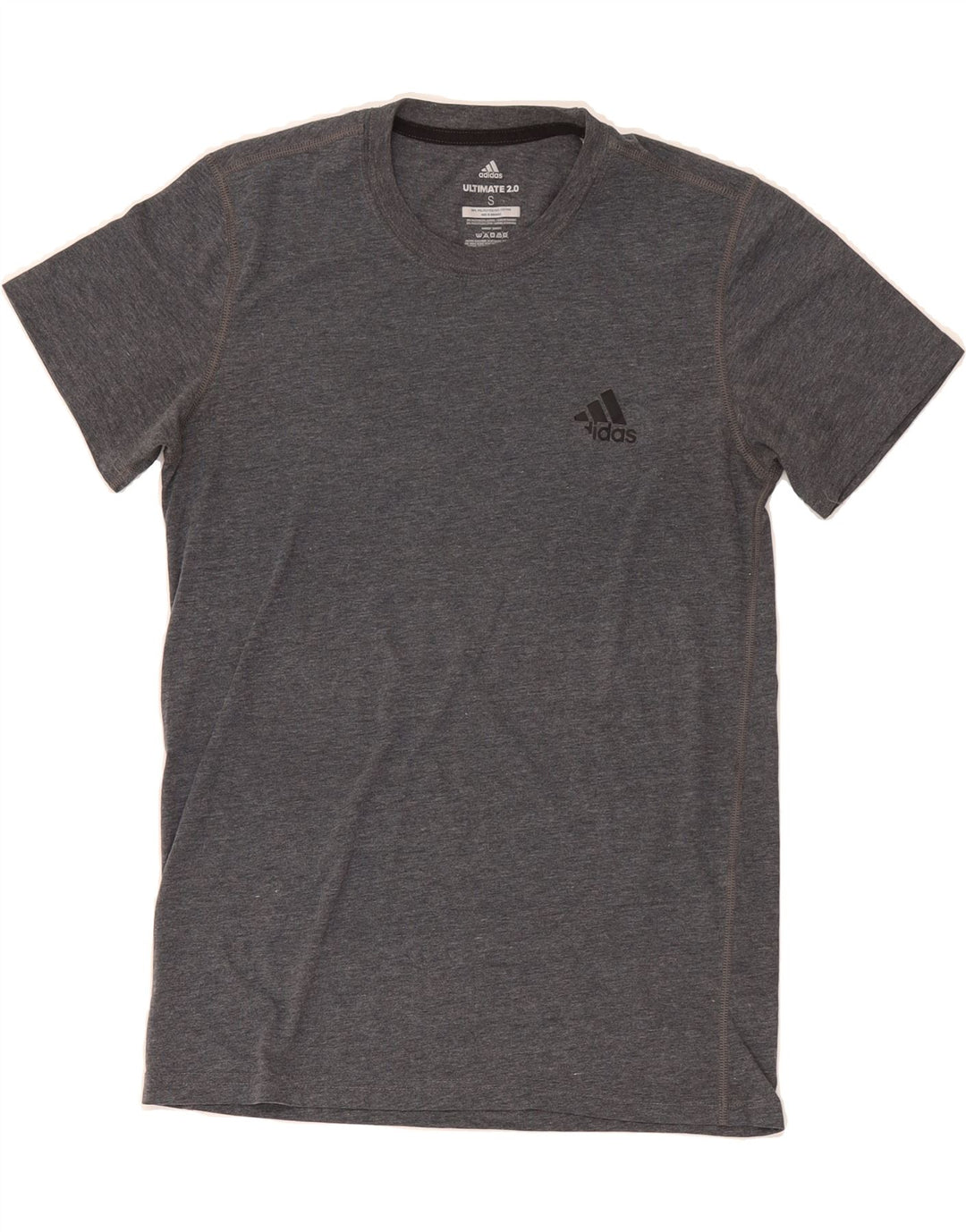ADIDAS Mens Climalite T-Shirt Top Small Navy Blue Polyester Vintage Adidas and Second-Hand Adidas from Messina Hembry 