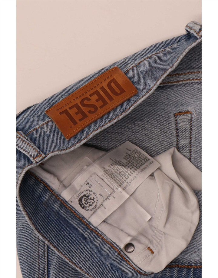 Diesel Herren Slim Jeans W34 L34 Blaue Baumwolle