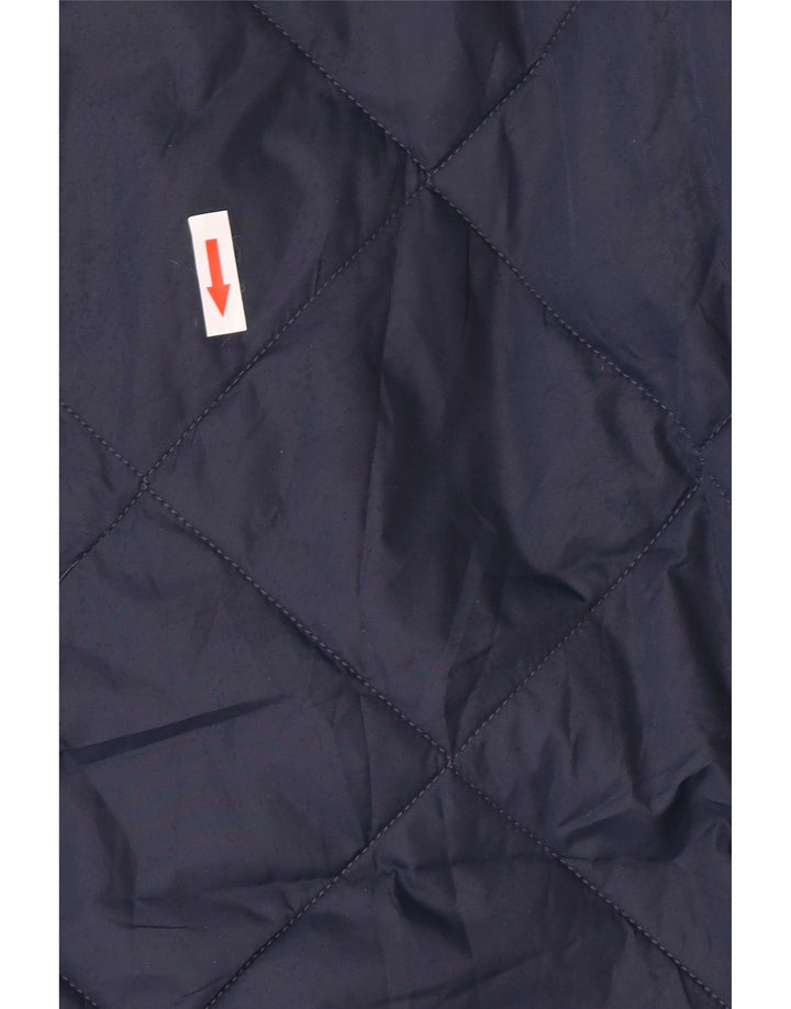 Marks & Spencer Herren Steppjacke UK 38 Mittel Marineblau Polyester