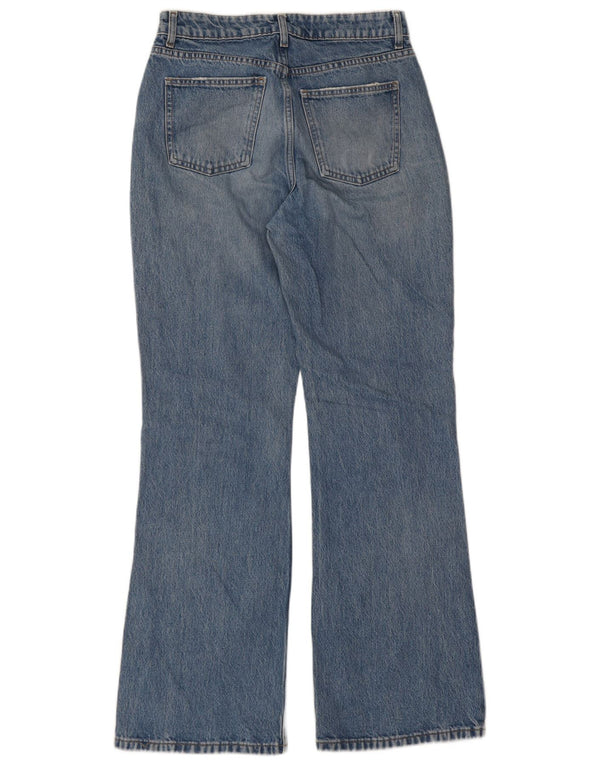Topshop Damen Schlagjeans W30 L32 Blaue Baumwolle