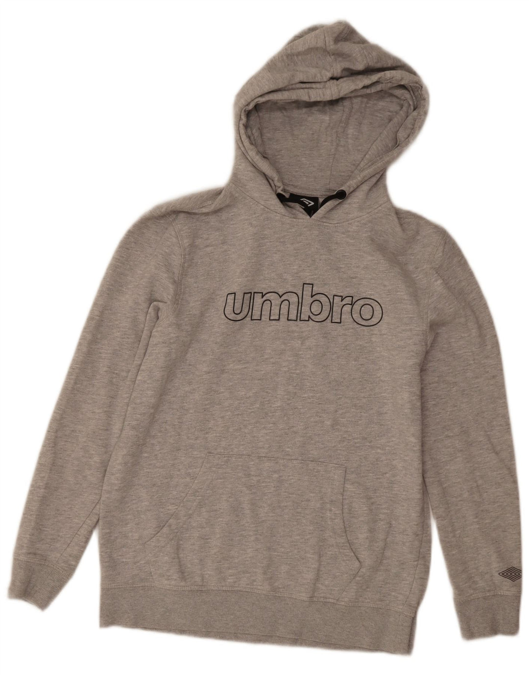 Umbro Herren-Kapuzenpullover mit Grafik, mittelgraue Baumwolle
