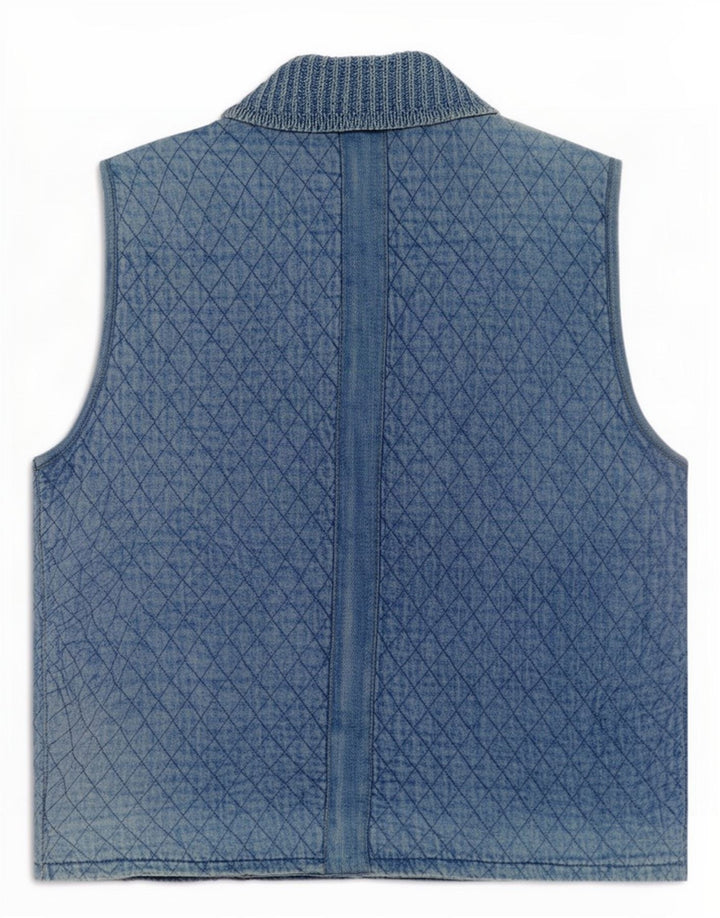 Blue Willi's gesteppte Jeansweste für Damen, UK 14, mittlere Baumwolle