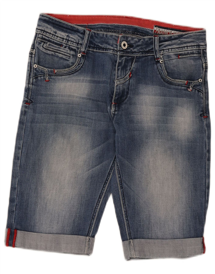 Vintage Damen Jeansshorts IT 44 Medium W32 Blaue Baumwolle
