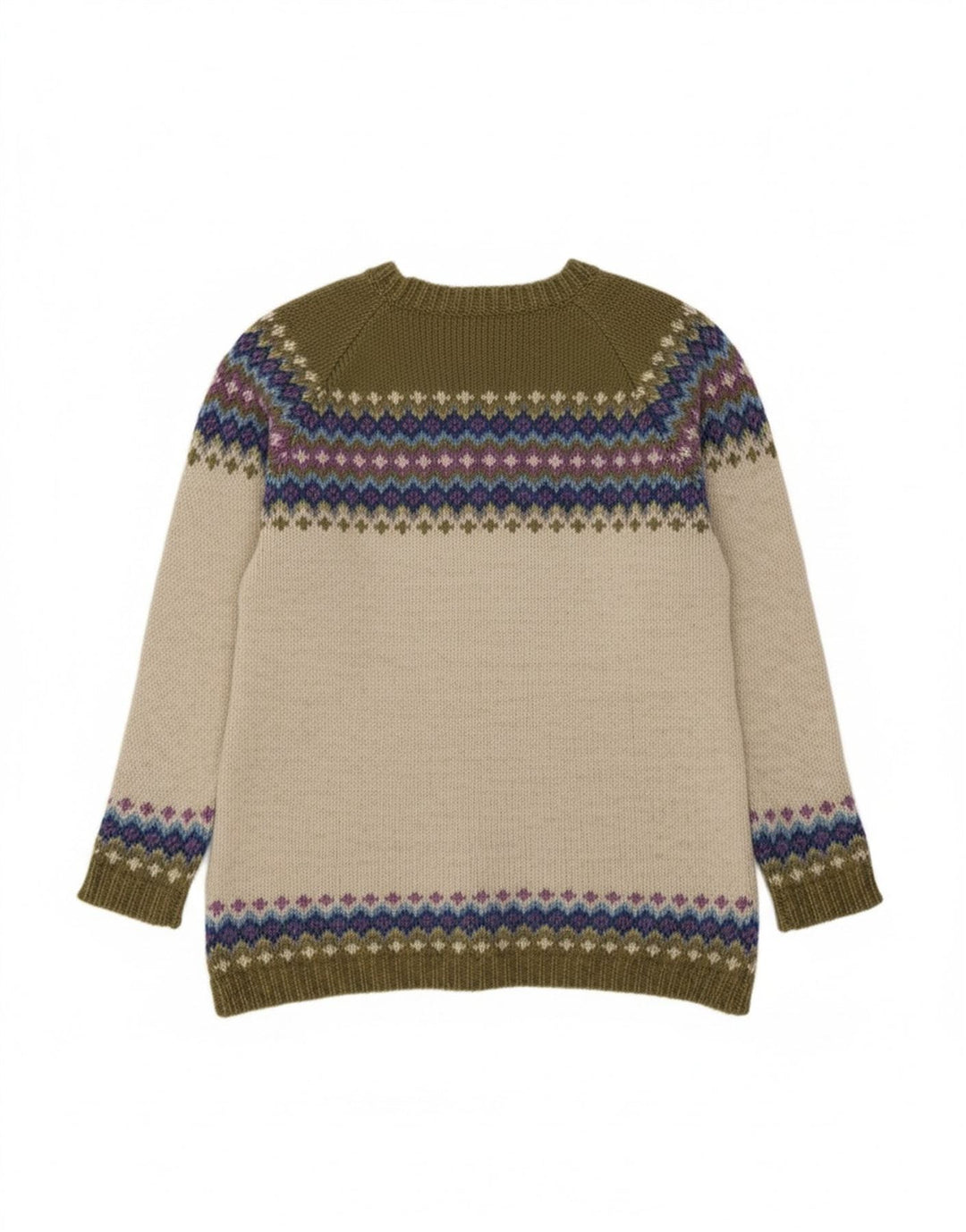 Pachamama Damen-Pullover mit U-Boot-Ausschnitt, Gr. 42, Größe L, mehrfarbig