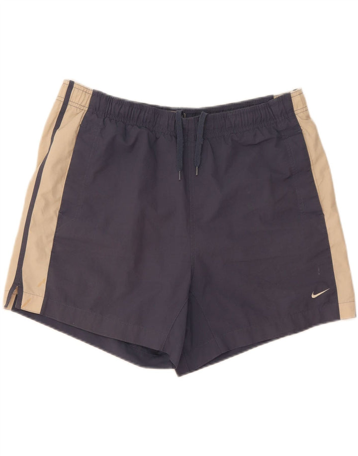 Nike Herren-Badeshorts, groß, marineblau, Farbblock-Polyester